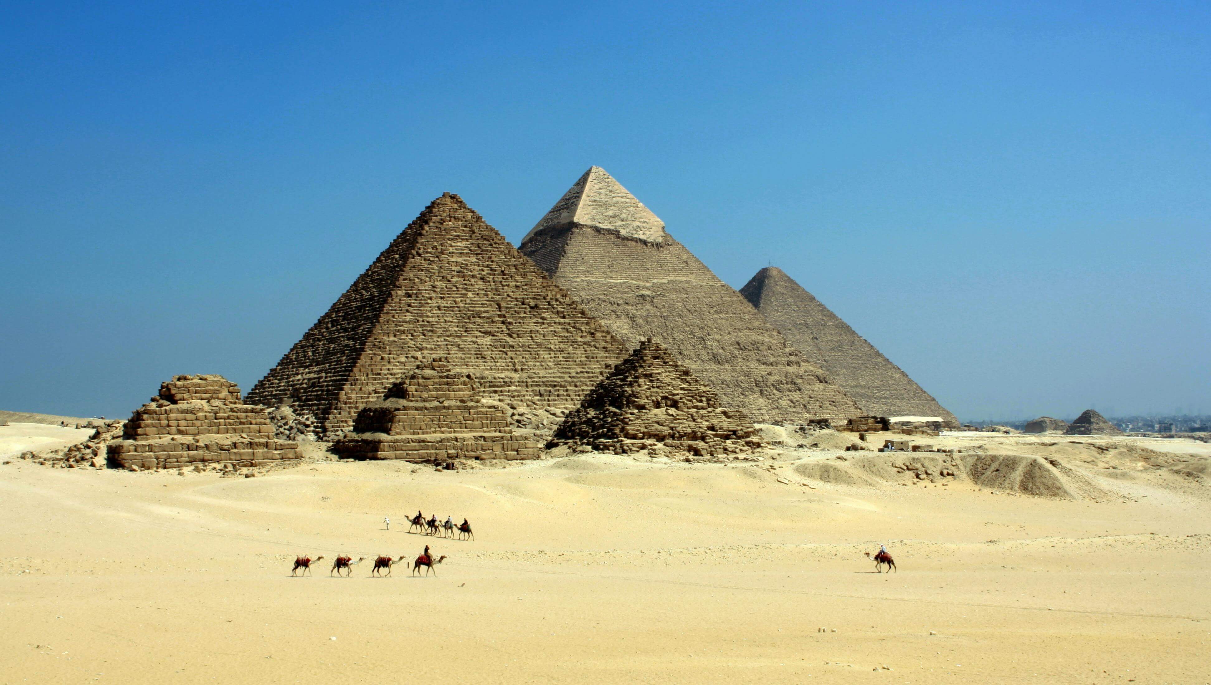 The Pyramids of Giza in Egypt